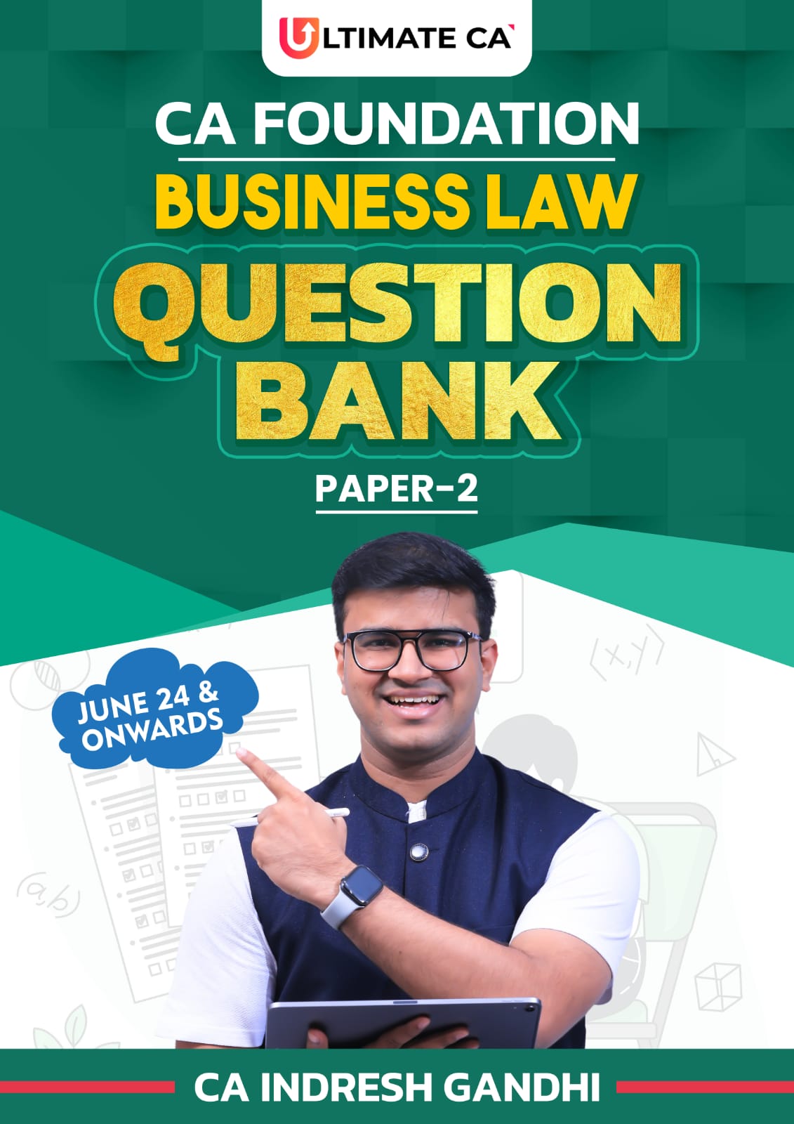 CA Foundation Law Question Bank for June & onwards  (Third Edition)